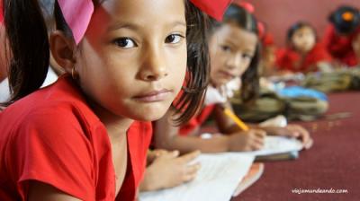 Llegamos a la escuela de Madanpur, Nepal Llegamos a la escuela de Madanpur, Nepal
