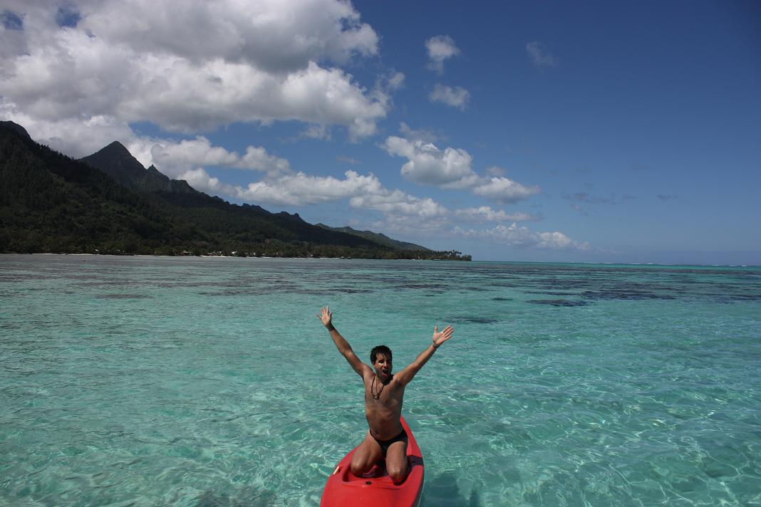 Marco en kanoa Marco en kanoa