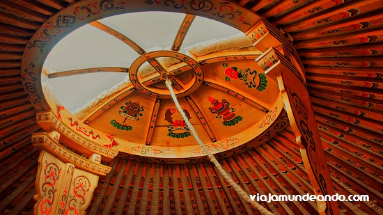 Yurta en Ulan Bator Viajamundeando